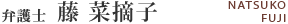弁護士 藤菜摘子